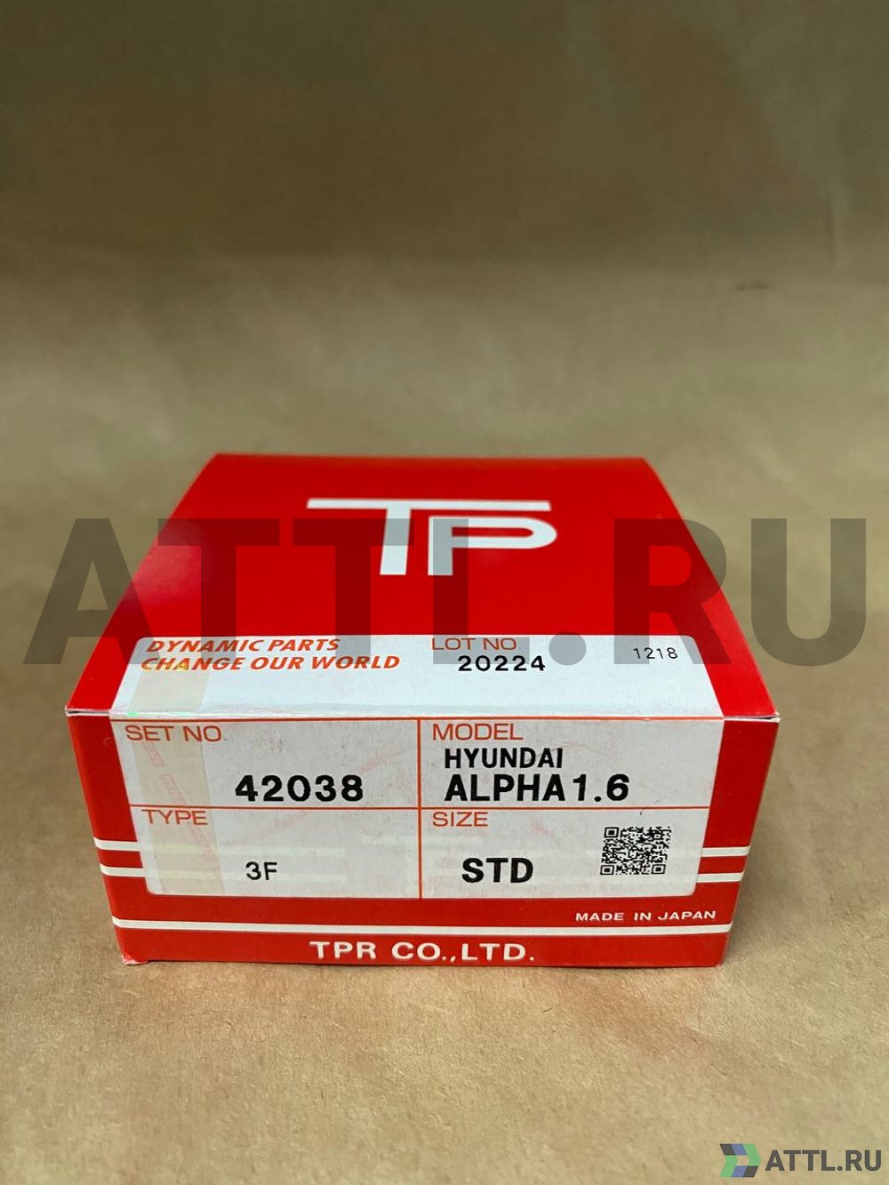 TPR 42038 STD Поршневые кольца ALPHA 1.6